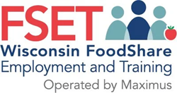 FSET Wisconsin Foodshare Employment and Training Operated by Maximus logo